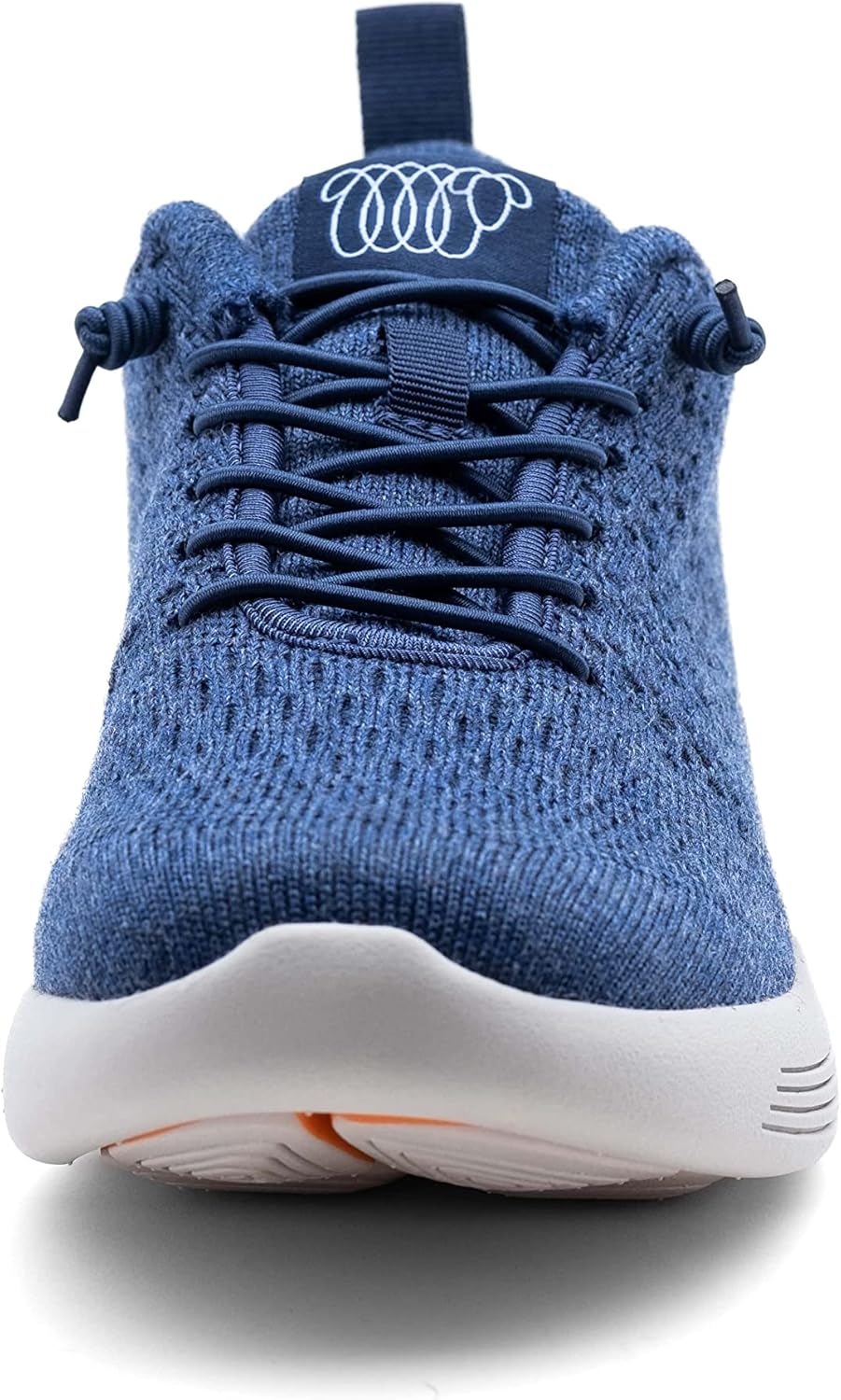 Кроссовки Woolloomooloo Shoe Belmont унисекс из мериносовой шерсти- модель без шнурков или со шнуровкой для комфорта, поддержки, легкости, мягкости, влагоотведения и воздухопроницаемости, Denim — фото 3