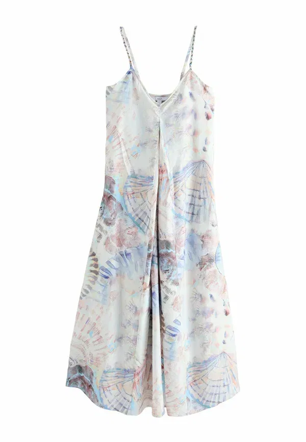 Платье-макси Regular fit Next, pastel blue shell, голубая пастель