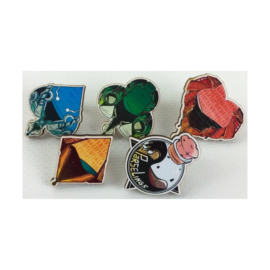 

Парселинги — 5 пинов (кампания на Kickstarter), Role Playing Games (Smaunchy Games)