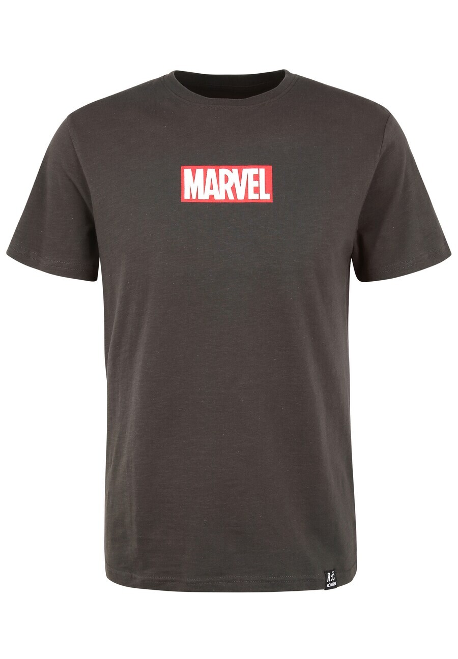 

Классическая футболка Recovered Shirt Marvel Classic Logo, темно-серый
