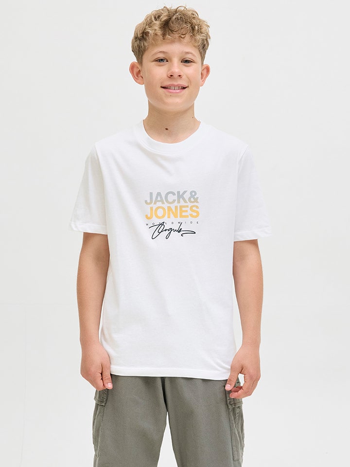

Футболка JACK & JONES Junior, белый