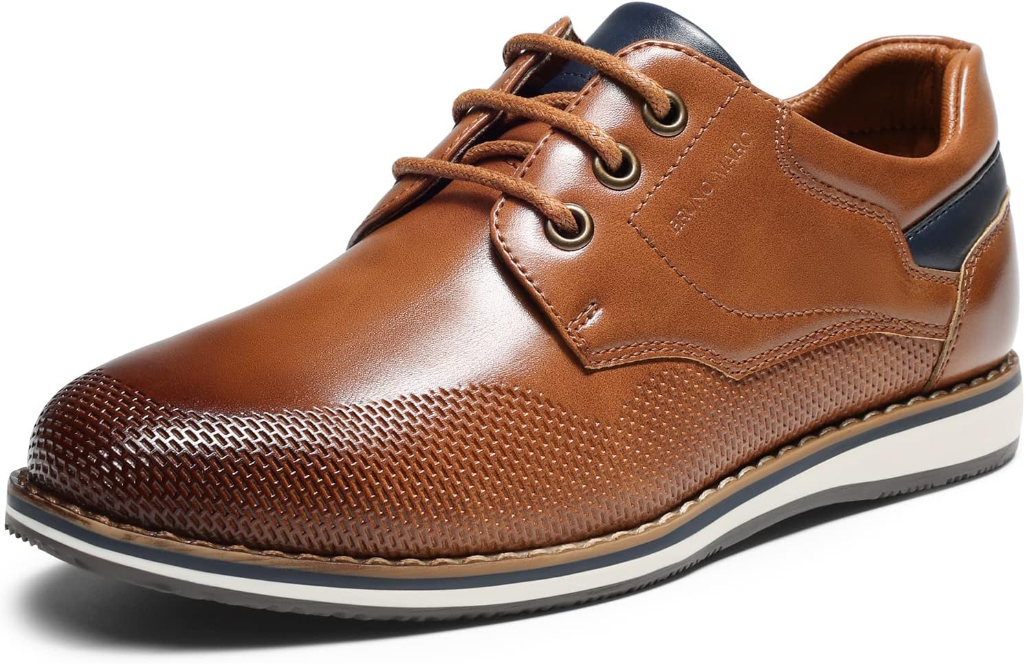 

Повседневные туфли Брюно Марк для мальчиков Oxford с комфортом для школьной формы Bruno Marc, коричневый