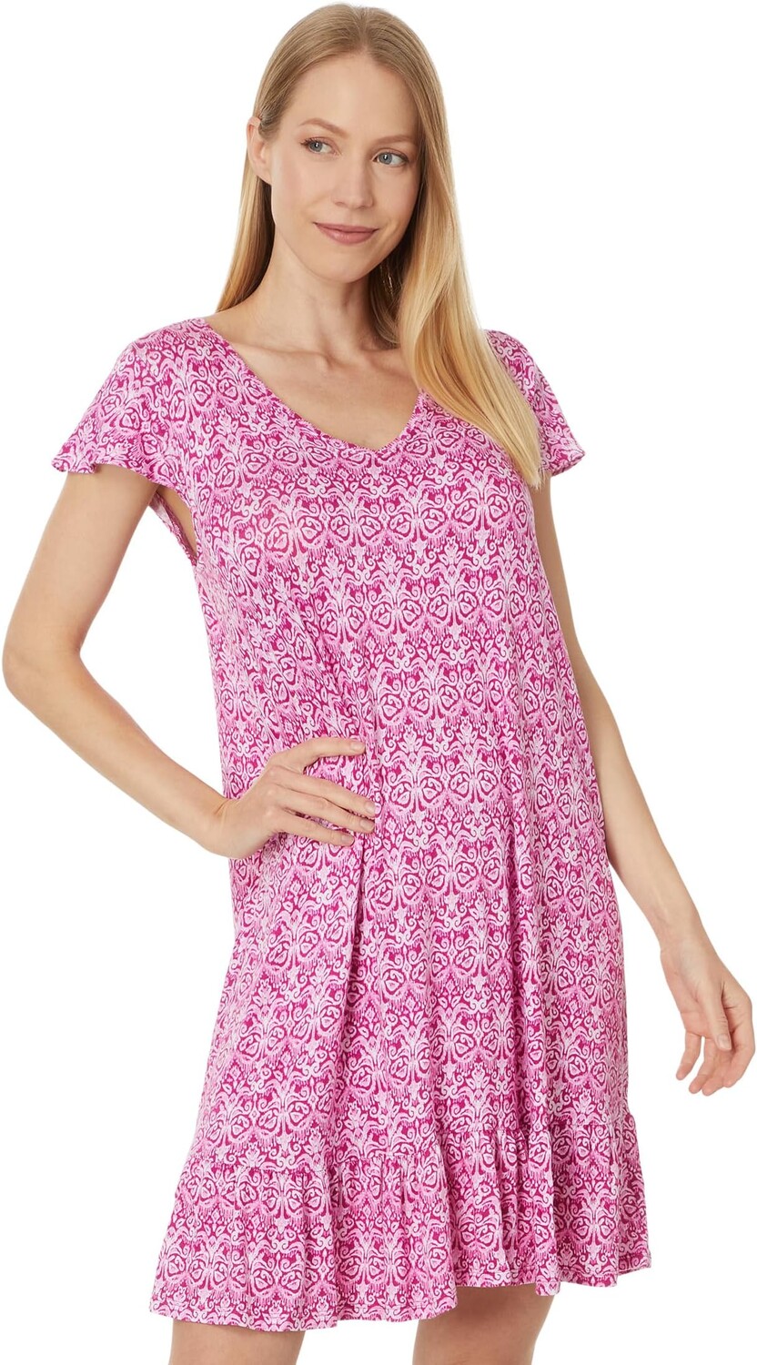 

Рубашка Tommy Bahama Short Sleeve Nightgown, цвет Burg Damask