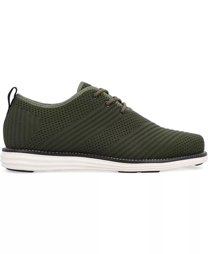 Мужские туфли Novak Tru Comfort Foam Knit со шнуровкой и круглым носком Vance Co., зеленый — фото 2