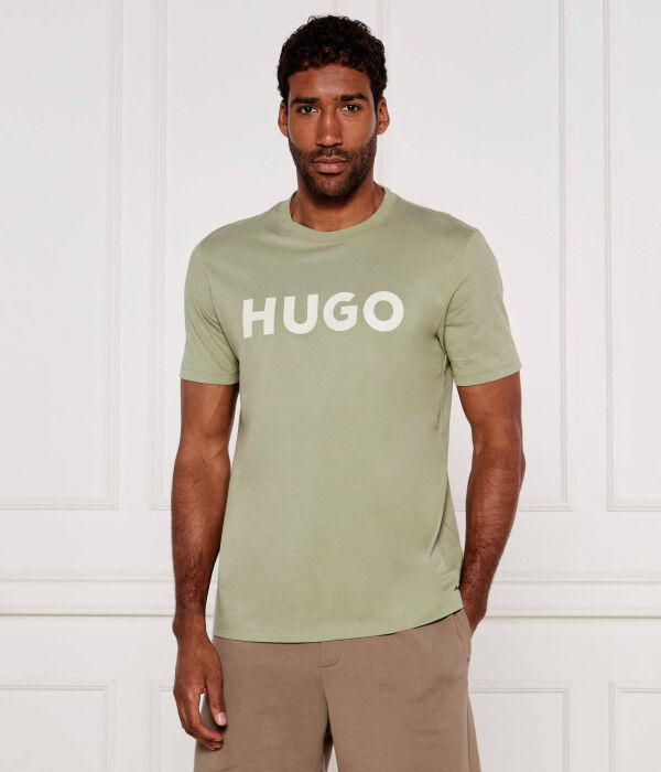 

Футболка синего цвета Regular fit Hugo, зеленый