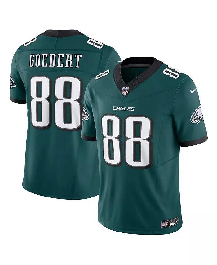 

Мужская лимитированная джерси Philadelphia Eagles Vapor F.U.S.E. Dallas Goedert Kelly Nike, зеленый