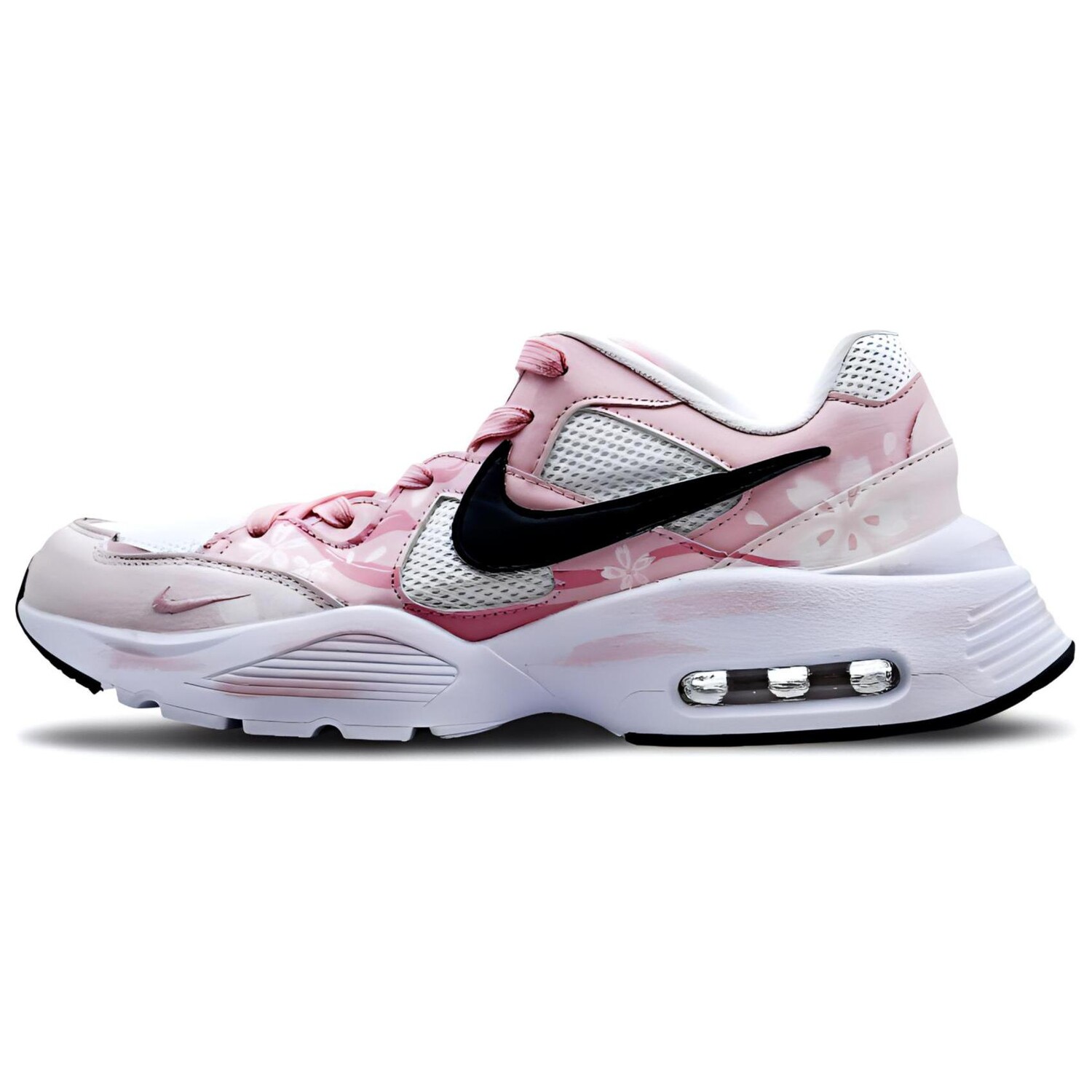 

Кроссовки Air Max Fusion женские с низким верхом розовые/черные Nike
