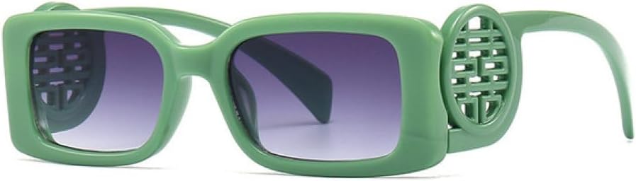 

Винтажные маленькие прямоугольные солнцезащитные очки для женщин, круглые солнцезащитные очки с градиентной сеткой для мужчин, очки в стиле хип-хоп, защита от ультрафиолета UV400 LANGSER, C4 Glasses