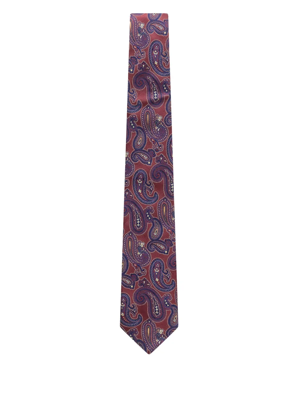 

Шелковый галстук с узором пейсли ETRO, красный