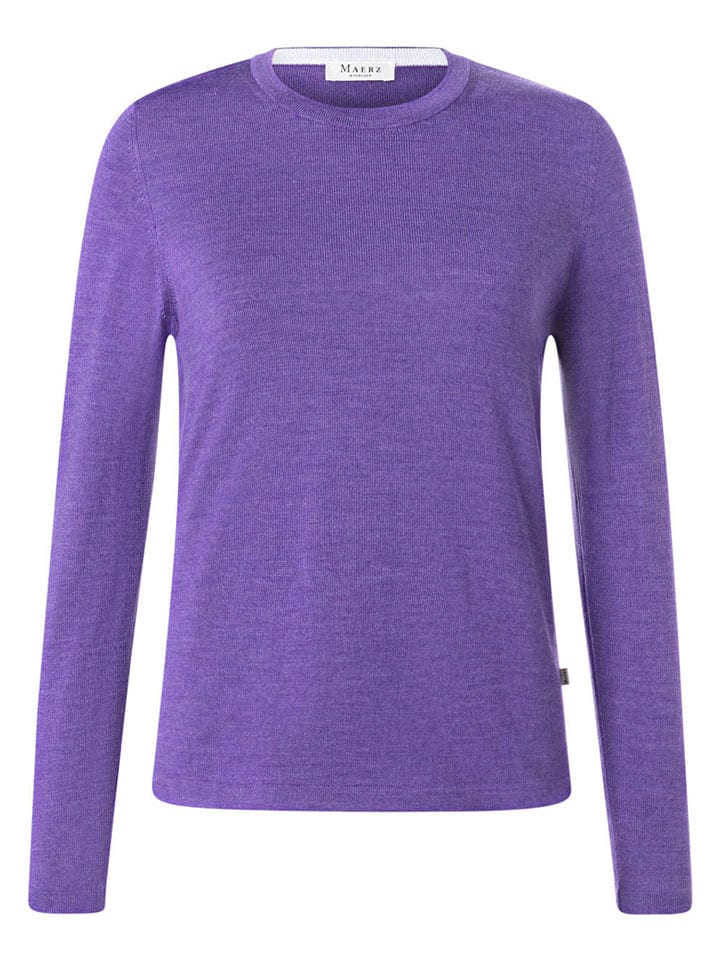 

Maerz Muenchen Шерстяной свитер фиолетового цвета