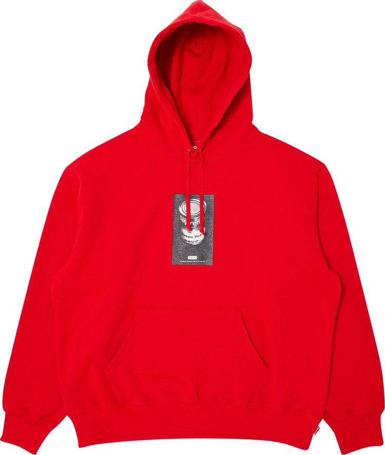 

Толстовка Supreme Soup Can Hooded 'Red', красный