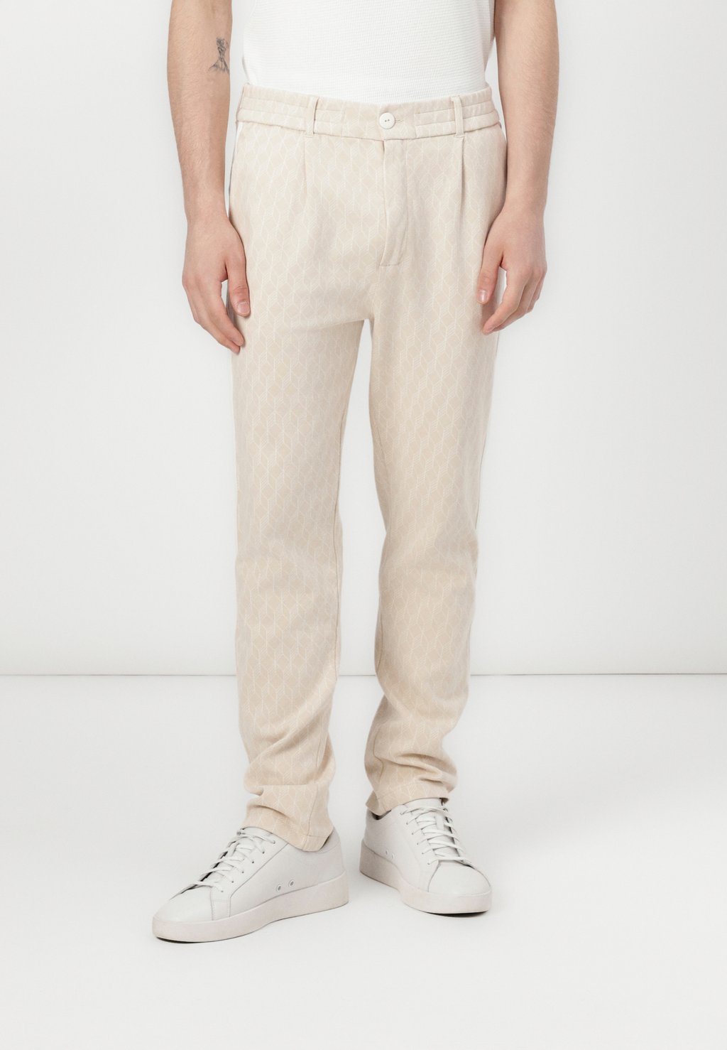 

Брюки GEO TRACK PANTS Open Era, бежевый