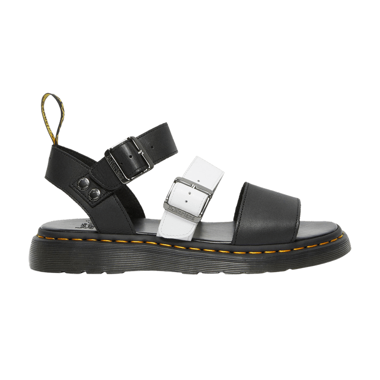 

Кроссовки Gryphon Contrast Leather Strap Sandals 'Black White', черный