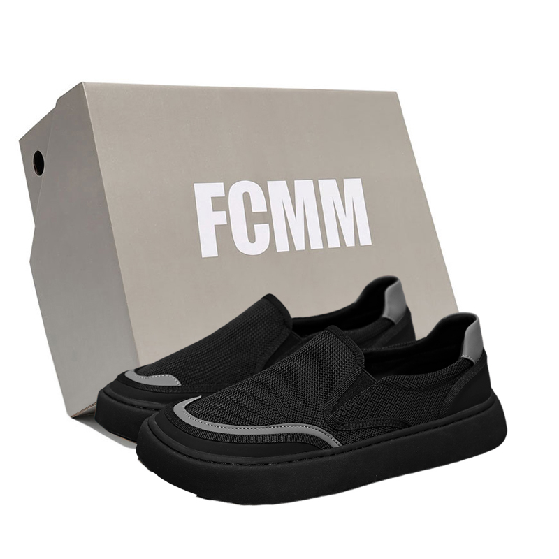 

Дышащие низкие повседневные туфли для мужчин FCMM, Black