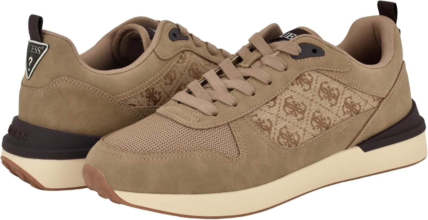 Мужские кроссовки GUESS Olivos, Taupe Logo Multi 240 — фото 2