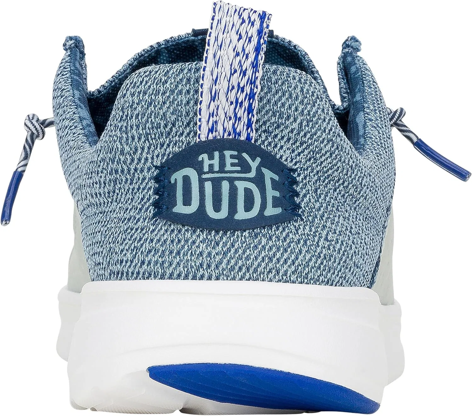 Мужские сетчатые туфли HEYDUDE Wally Hey2o, Sargasso Blue Cloud Blue — фото 3