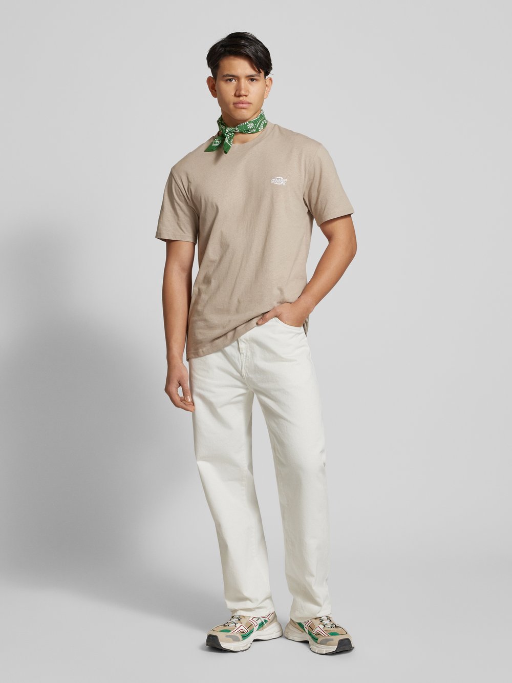 

Джинсы прямого кроя с 5 карманами, модель «AARON» Carhartt Work In Progress, кремовый