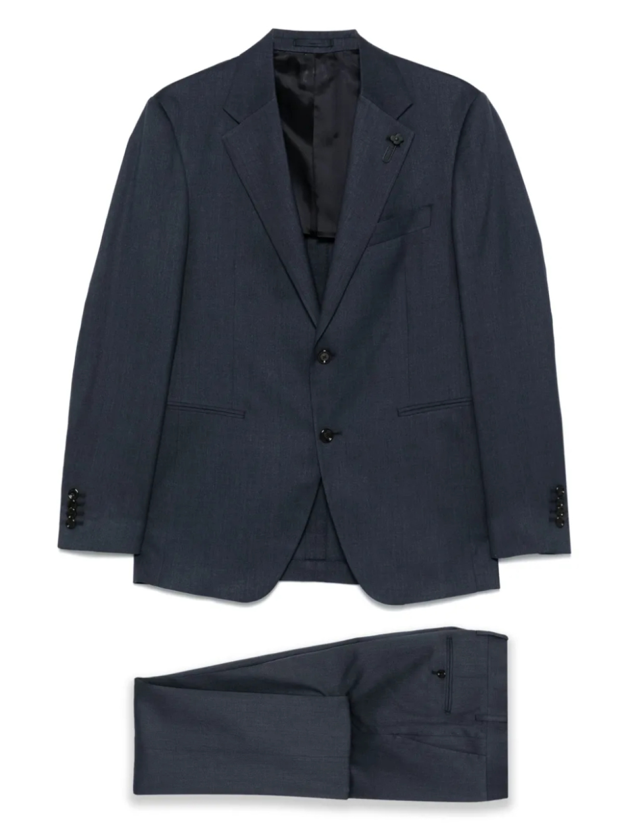 

Однобортный костюм Lardini, синий