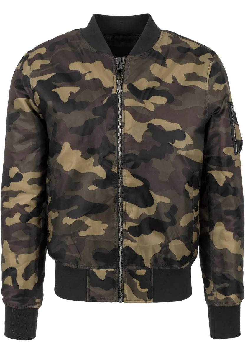 

Анорак URBAN CLASSICS " Urban Classics Men's Camo Basic Bomber Jacket" (1 шт.), без капюшона, цвет Woodcamo, Коричневый, Анорак URBAN CLASSICS " Urban Classics Men's Camo Basic Bomber Jacket" (1 шт.), без капюшона, цвет Woodcamo