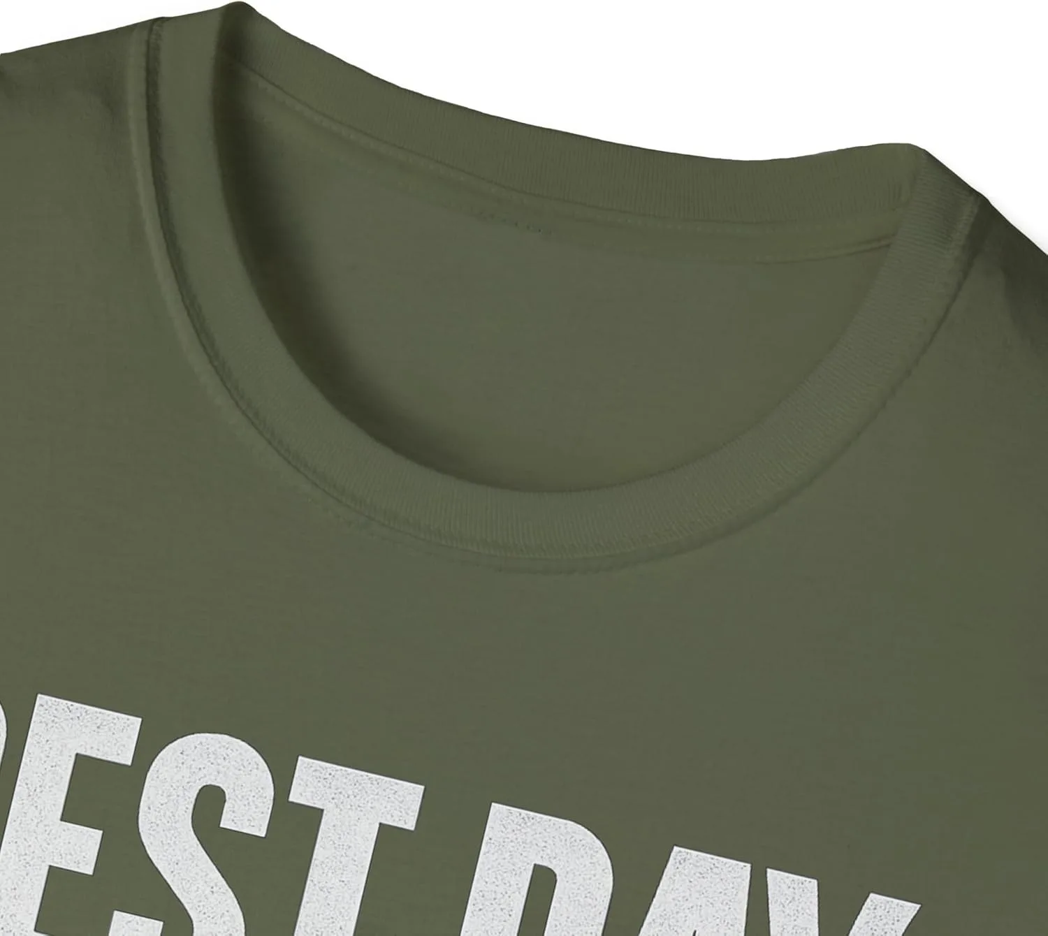 Футболка для фитнеса с мотивационной надписью "Rest Day is for The Weak", спортивная одежда, тренировочная майка, повседневный спортивный топ GENERIC, темно-зеленый — фото 3