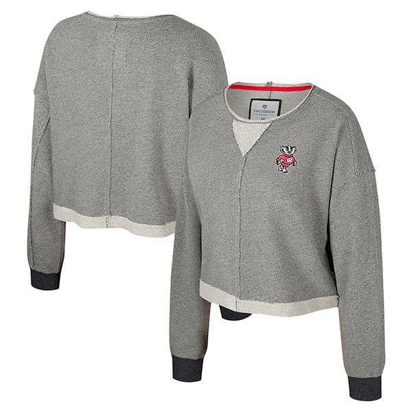 

Женский свитшот cropped pullover wisconsin badgers magnum с v-образным вырезом, цвет charcoal Colosseum, Черный, Женский свитшот cropped pullover wisconsin badgers magnum с v-образным вырезом, цвет charcoal Colosseum