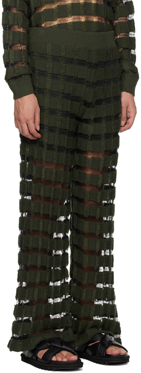 

Эксклюзивные брюки цвета хаки от SSENSE Isa Boulder, Mossy