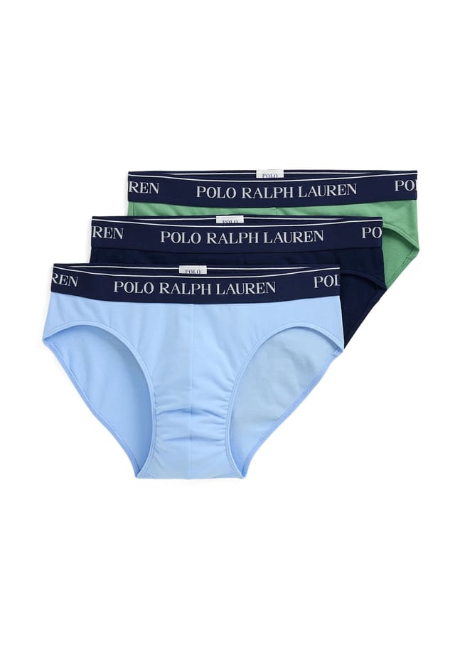 

Трусы 3 шт. в упаковке Polo Ralph Lauren, мультиколор