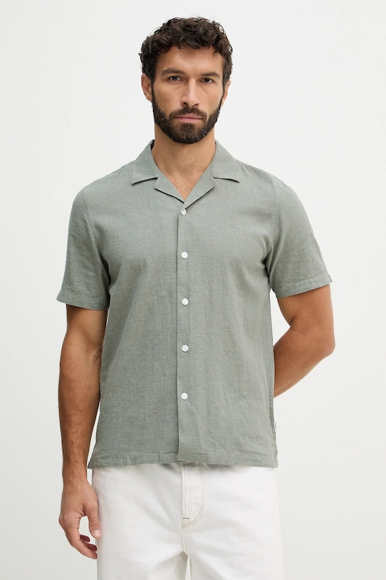 

Рубашка с добавлением льна Lindbergh, зеленый