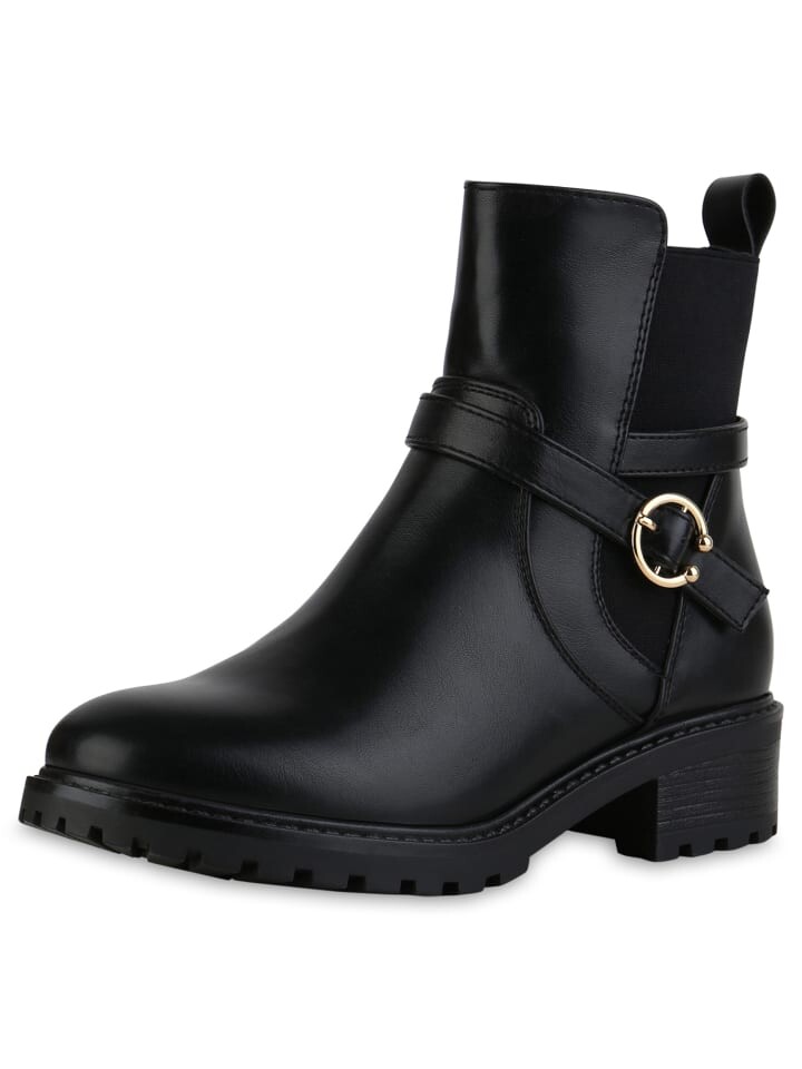 

Ботильоны VAN HILL Biker Boots Aurora, черный