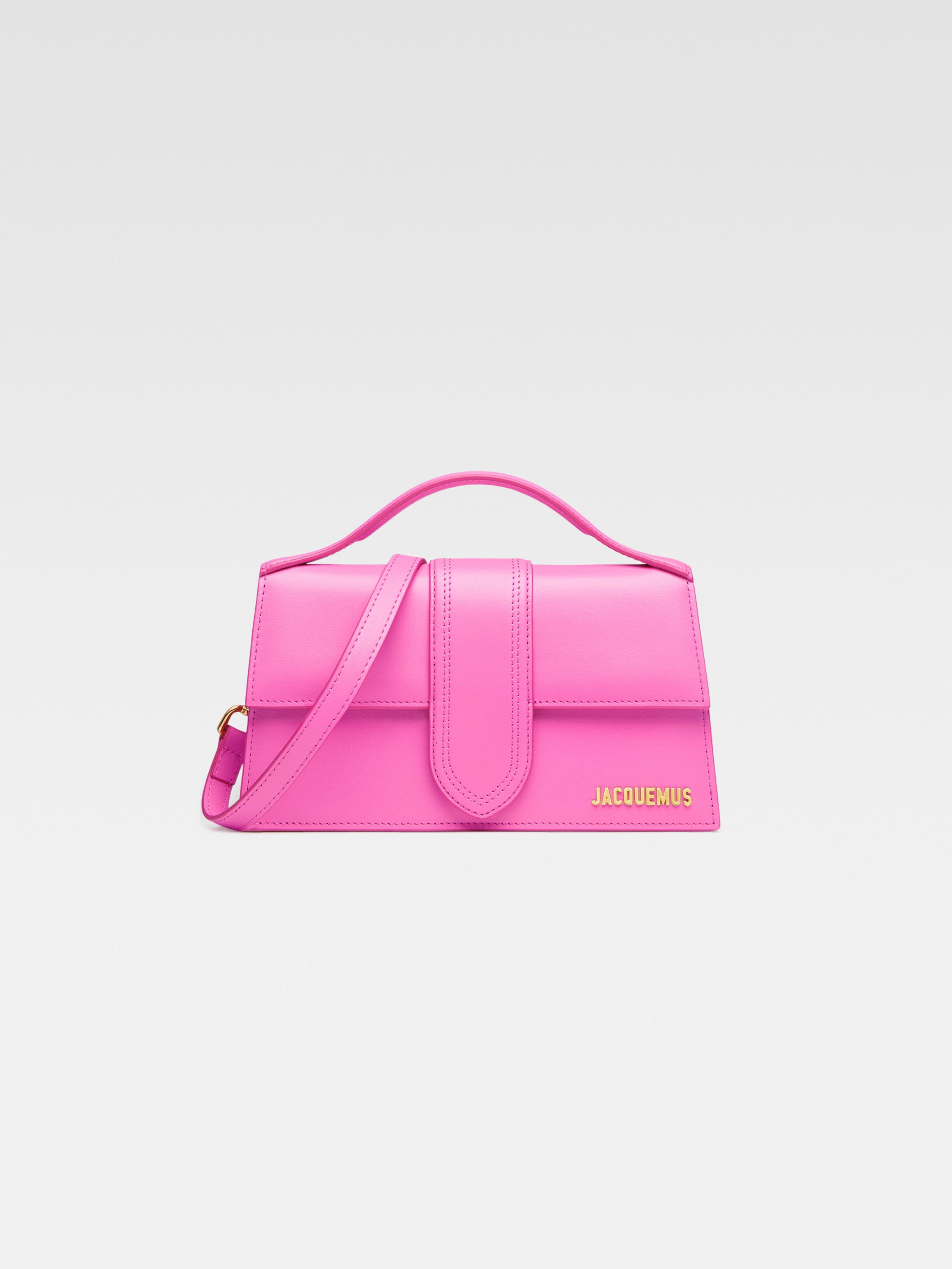 

Сумка-клапан через плечо JACQUEMUS The large Bambino, цвет Neon Pink, Розовый, Сумка-клапан через плечо JACQUEMUS The large Bambino, цвет Neon Pink