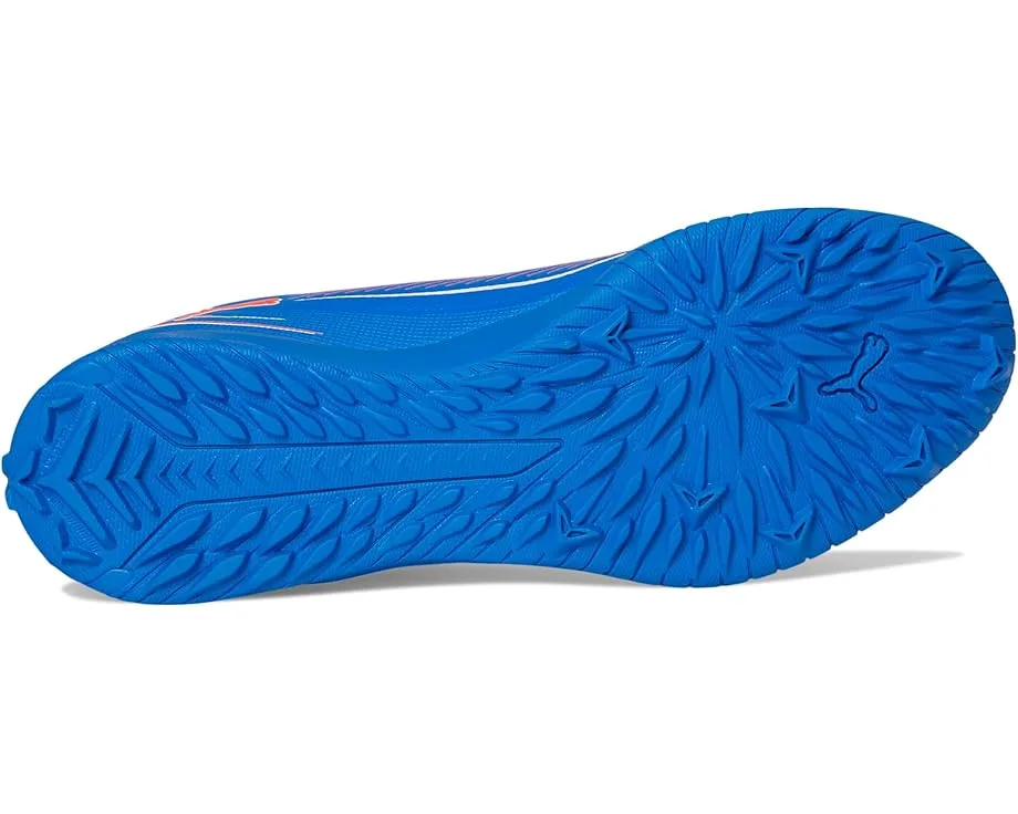 Кроссовки PUMA Ultra 6 Play Turf Trainer Soccer Cleats, Ultra Blue/White/Glowing Red — фото 3