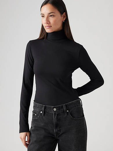 

Топ Dreamy с высоким воротом Levi's, цвет Caviar - Black