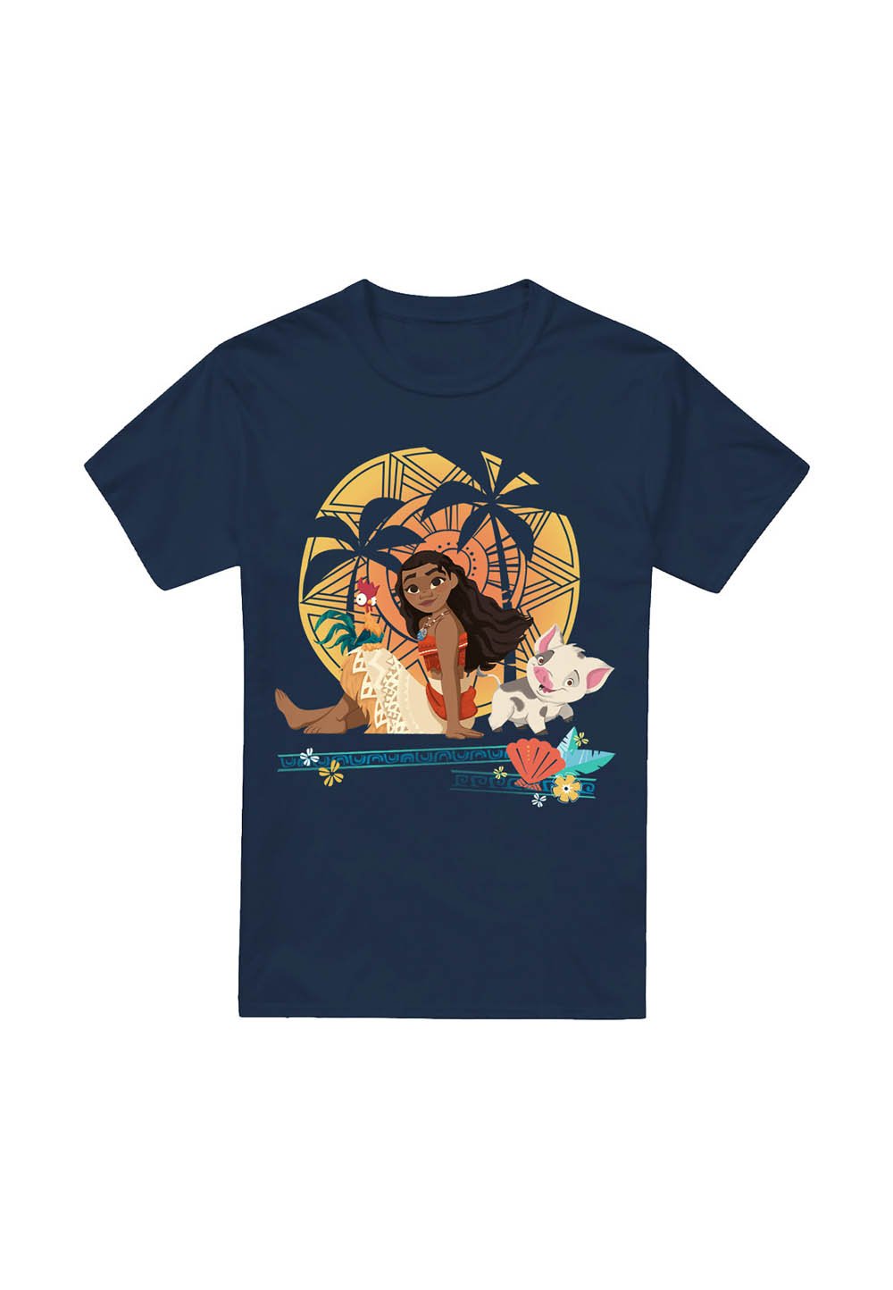 

Футболка с принтом MOANA SITTING SUNSET Disney, темно-синий