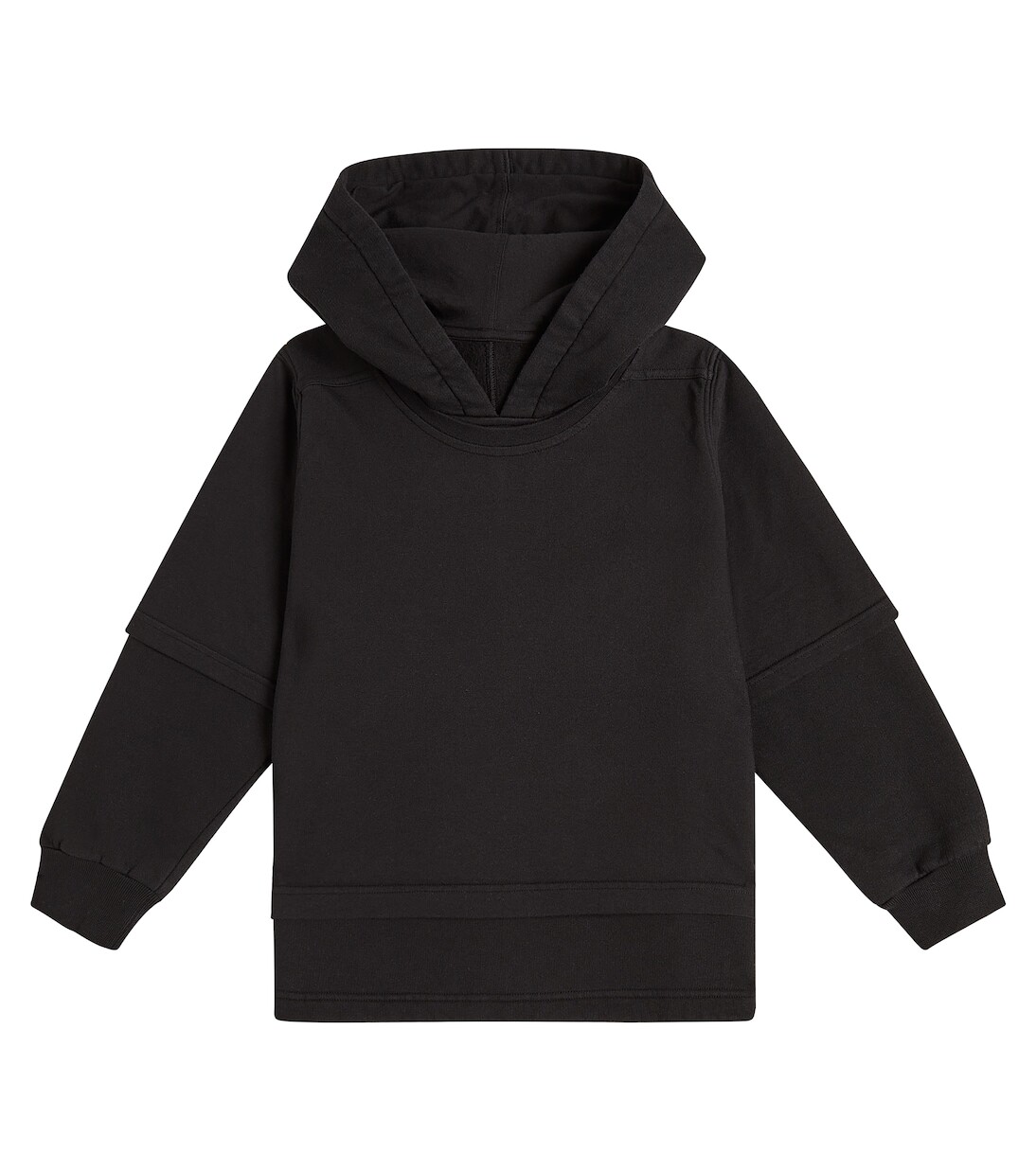 

Худи hustler из хлопкового джерси Rick Owens, черный