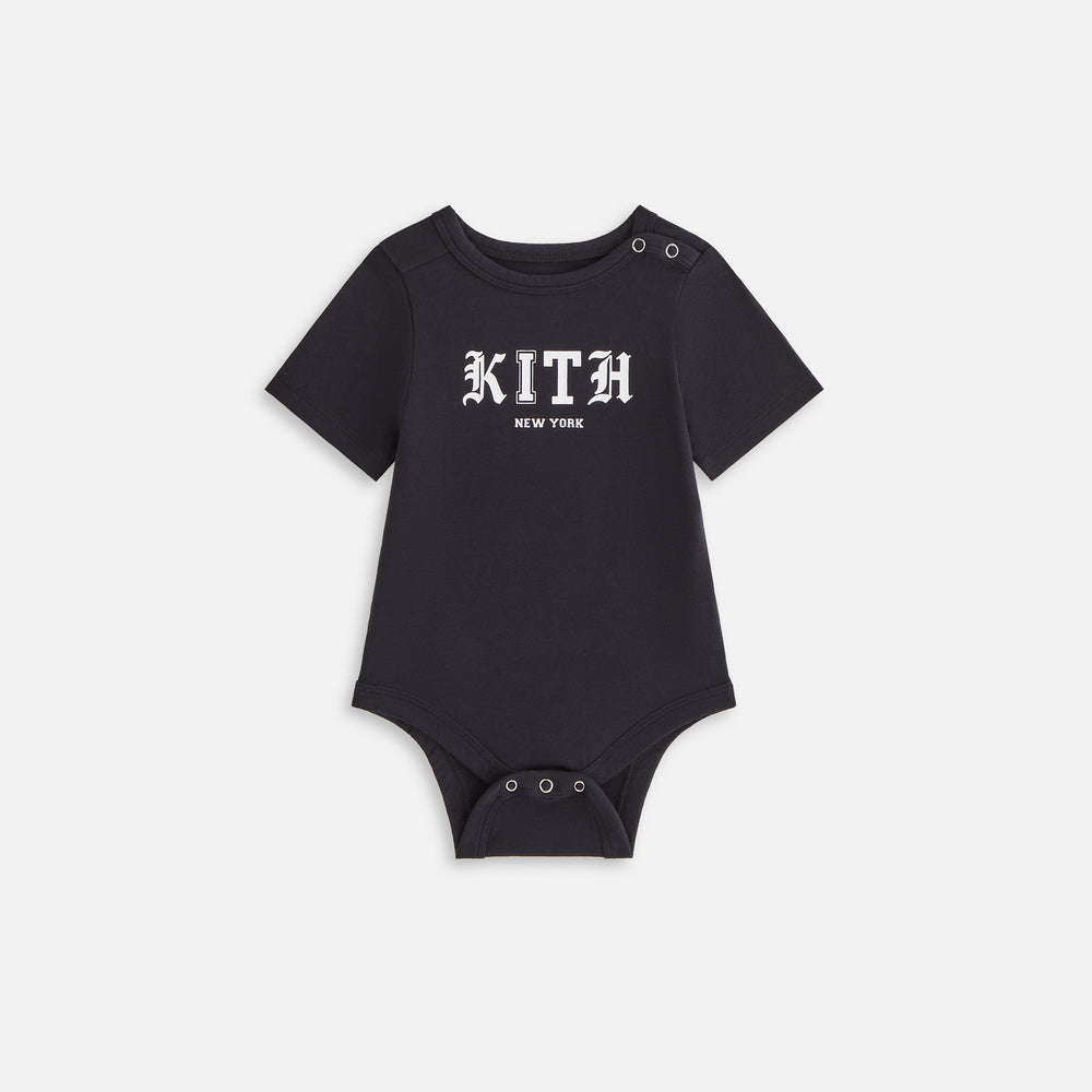 

Детское боди Kith Baby Novelty Logo Graphic Bodysuit, черный