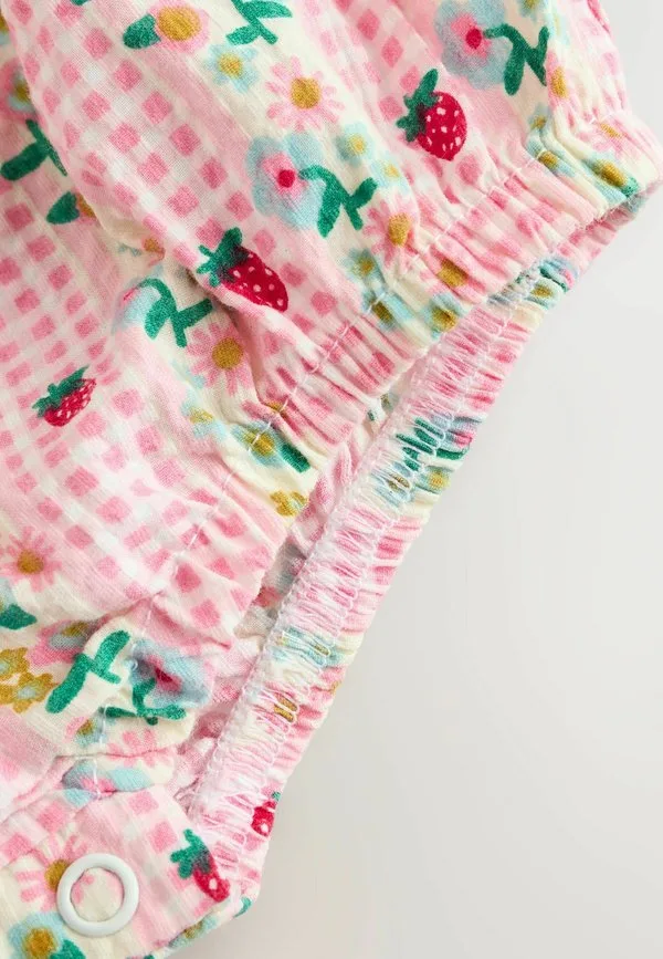 Комбинезон-Блумер стандартного кроя для младенцев Next, Pink Floral — фото 4