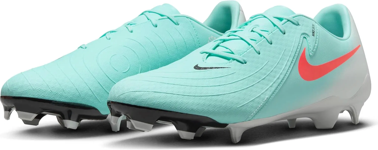 Кроссовки Nike Unisex Phantom Gx 2 Academy Oxford-Schuh, Mint Atomic Red Off Noir — фото 2