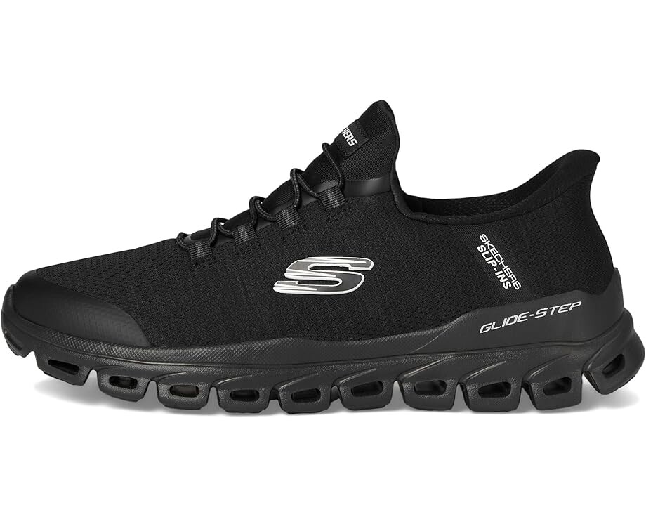 Кроссовки SKECHERS Glide-Step Zefyr Hands Free Slip-in, черный — фото 4