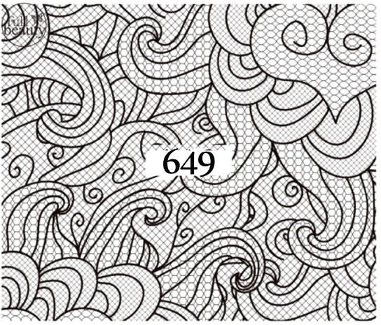 

Водные наклейки для ногтей - №649, Raisin