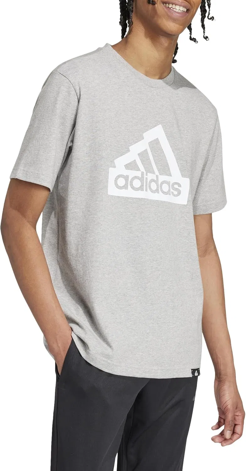 Футболка Active T-Shirt adidas, Medium Grey Heather — фото 3