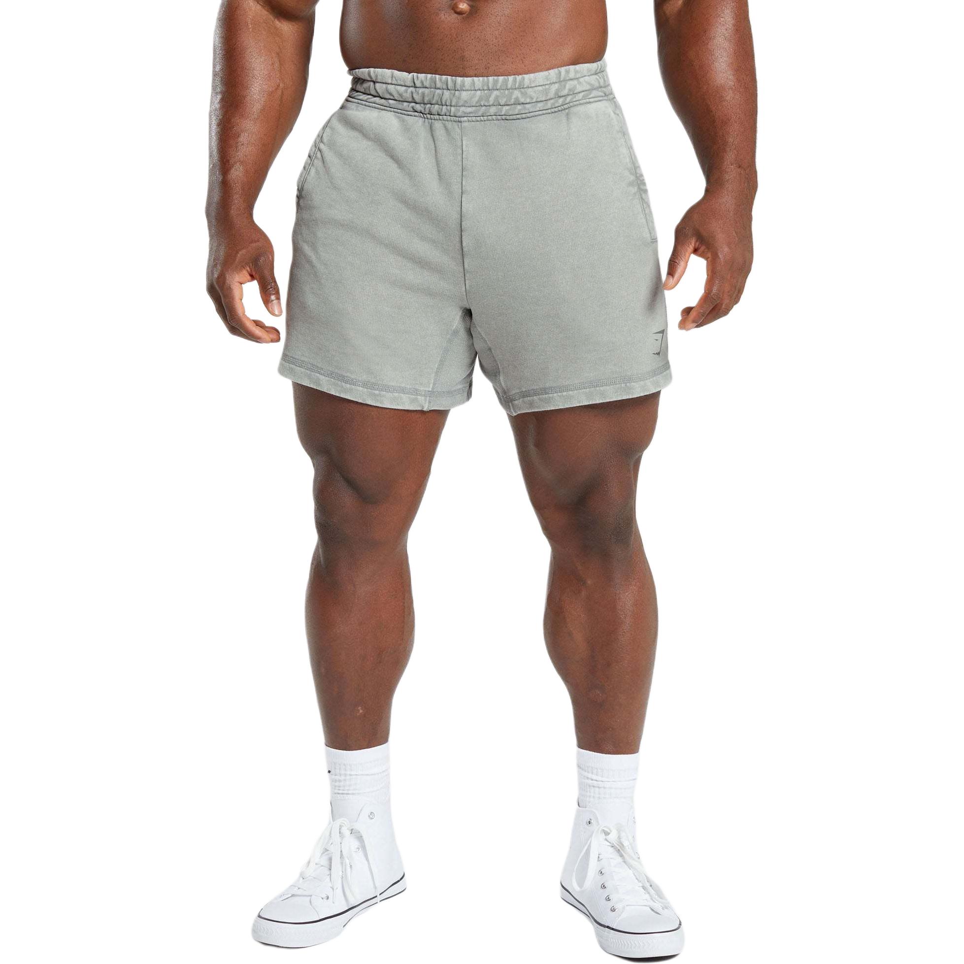 

Шорты HERITAGE 5' повседневные мужские дымчато-серые GYMSHARK, Smoke Gray