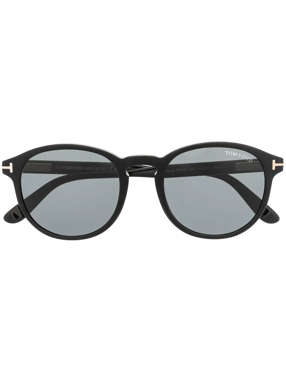 

Солнцезащитные очки в круглой оправе TOM FORD Eyewear, черный