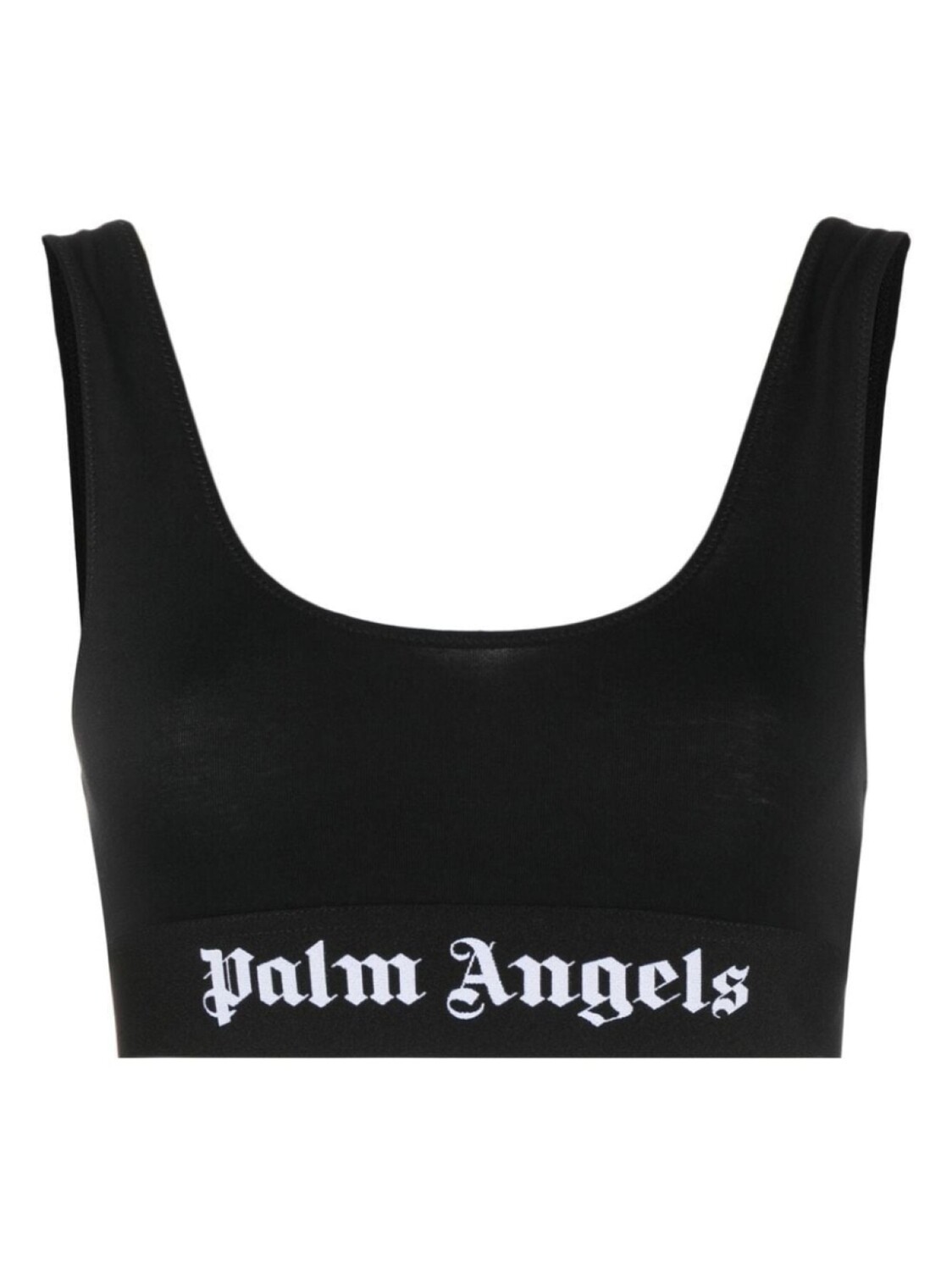 

Бюстгальтер с треугольными чашками и логотипом Palm Angels, черный