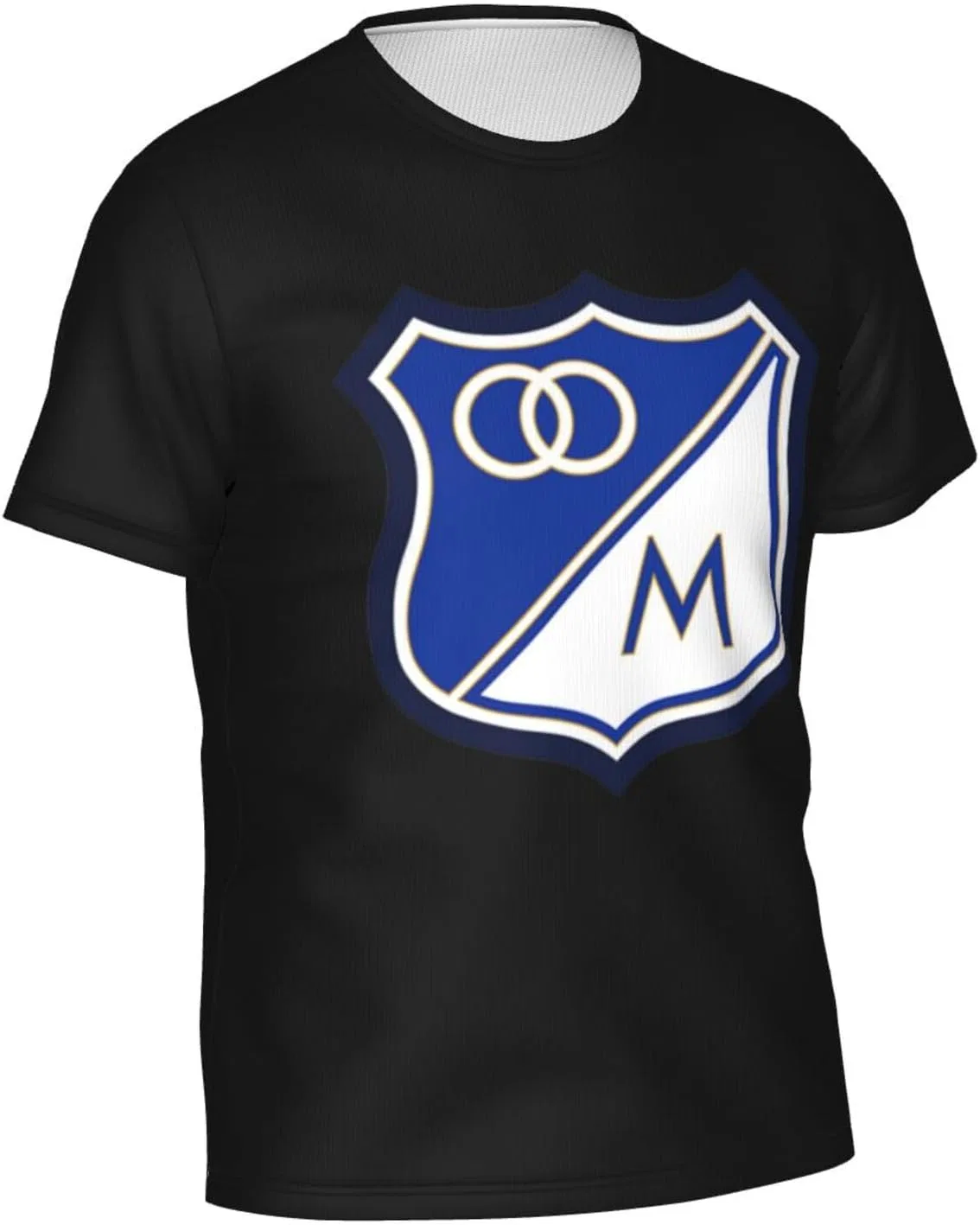 Мужская футболка с коротким рукавом и круглым вырезом Millonarios-Fútbol-Club-FC — фото 4