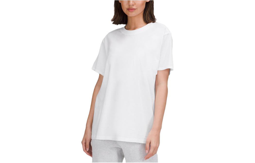 

Футболка All Yours SS22 с рукавом дроп-шолдер женская Lululemon, белый