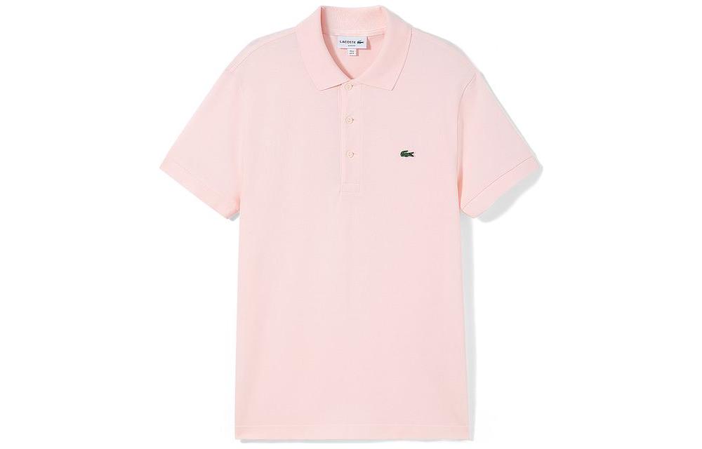 

LACOSTE Розовая поло для мужчин, Розовый, LACOSTE Розовая поло для мужчин