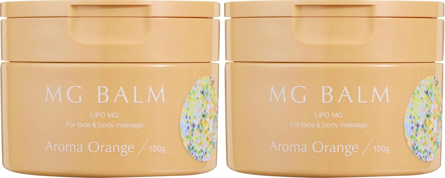 Бальзам для тела MG Balm Aroma Orange с магнием и липосомами, 2 шт по 100 г