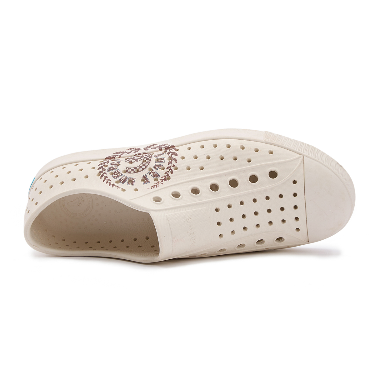Jefferson Numbers Party Collection Clogs Unisex White Native Shoes, Tofu White | Lucky Numbers | Tofu White — фото 2