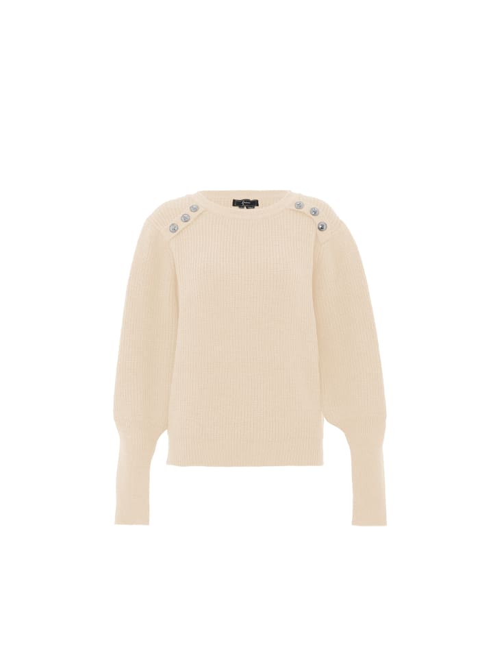 

Женский вязаный свитер бежевого цвета faina