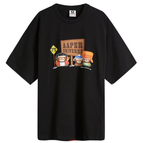 

Футболка Aape Aaper Universe Aape By A Bathing Ape, черный